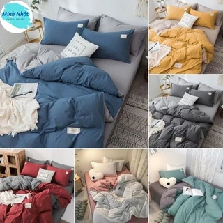 Bộ chăn ga gối cotton tici Minh Nhật – chăn mền, drap giường, vỏ gối - ga giường đủ size