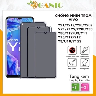 Kính cường lực chống nhìn trộm vivo Y21 Y21S Y20 Y20S V21 Y12S Y20I Y50 Y30 Y19 U3 Y11 Y15 Y17 Y12 Y3 U10 Y15S [CNT]