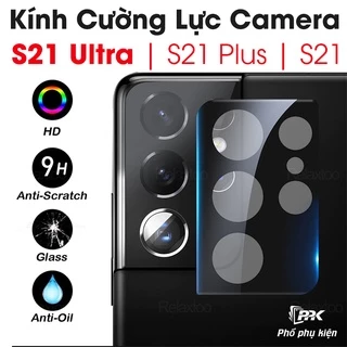 Kính Cường Lực Camera Samsung S21 Ultra, S21 Plus, S21, S20 FE - Độ Cứng 9h Siêu Bảo Vệ Cụm Cam Lồi