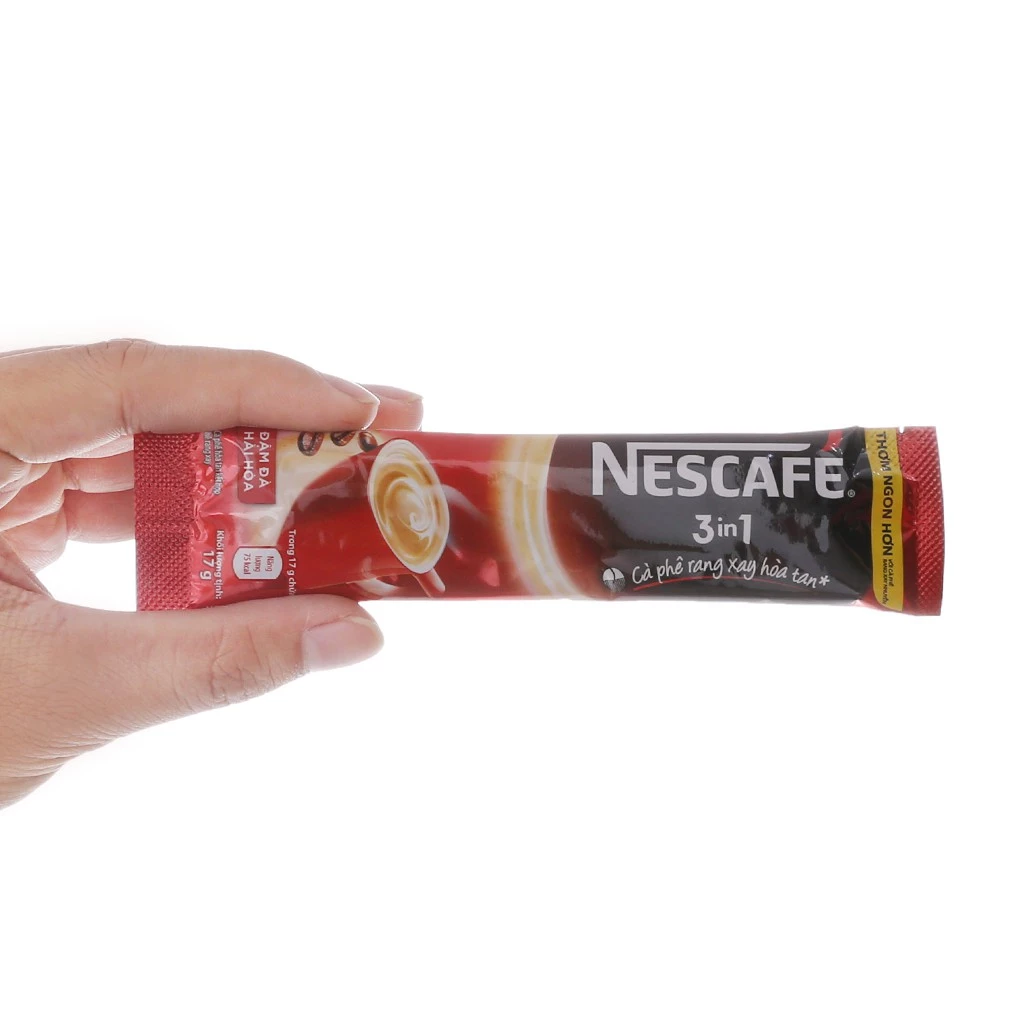 [GÓI LẺ] Cà phê hòa tan - Nescafe 3 in 1 đậm đà hài hòa (17g)