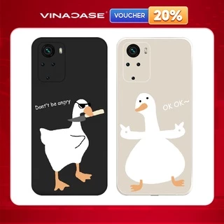 Ốp lưng Vina Case Xiaomi Redmi 10/Redmi 9T/Poco X3/....dẻo cạnh vuông bảo vệ camera hình Vịt cặp