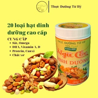 Ngũ cốc dinh dưỡng 20 loại hạt cao cấp, ngũ cốc dinh dưỡng Thực Dưỡng Từ Hỷ - 500Gram