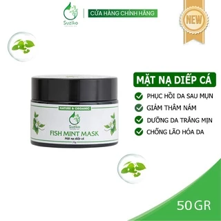 Mặt nạ Diếp Cá SUZIKO dưỡng ẩm trắng da |50g