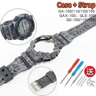 Dây Đeo Thay Thế Họa Tiết Rằn Ri Cho Đồng Hồ Casio G-SHOCK GD120 GD100 GA110 GA100