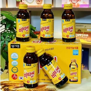Nước Uống Bổ Sung Vitamin C 365X Hàn Quốc Hỗ Trợ Tăng Lực, Tăng Sức Đề Kháng, Giải Khát Ngày Hè ( 100 ml x 10 chai )