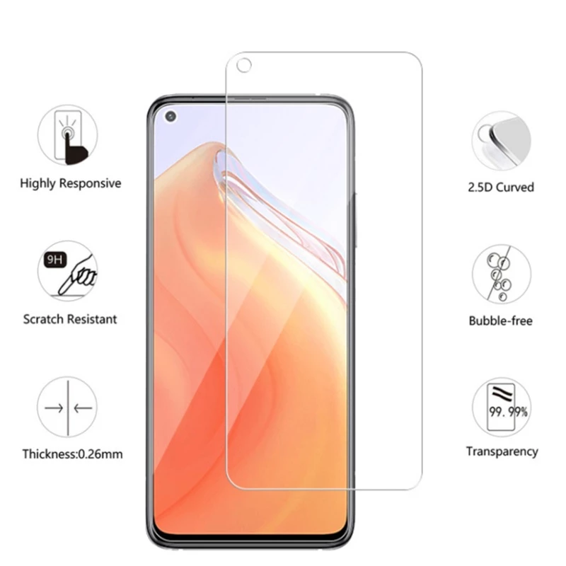 Kính Cường Lực Cho OPPO Reno 5 4F 4 Lite 3 Pro 4Z 2 2F Reno 10X Zoom