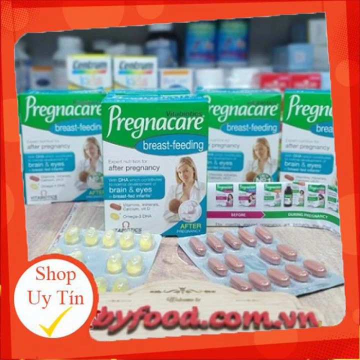 [ CHÍNH HÃNG ] Vitamin Tổng Hợp Cho Phụ Nữ Sau Sinh Pregnacare Breast-feeding