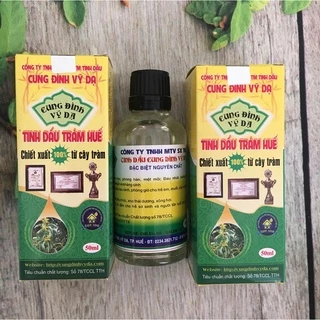 Tinh dầu tràm huế nguyên chất hiệu Cung Đình Vỹ dạ ( chai nhỏ 50ml chính hãng)