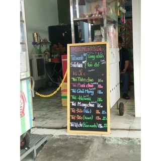 bảng đen menu