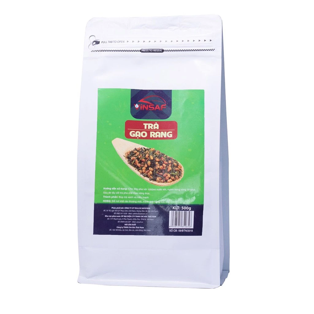 Trà Gạo Rang Genmaicha Túi 500gr