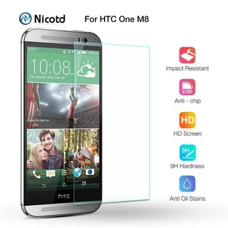 Kính cường lực bảo vệ màn hình trong suốt HTC One M8