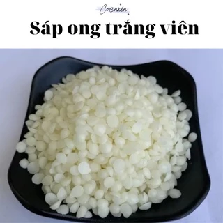 Sáp ong tinh chế màu trắng dạng viên 500g/1000g