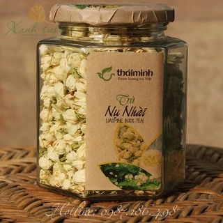 [Thái Minh] Nụ Nhài Sấy Lạnh- Jasmine Buds Tea- Jasminum Sambac Buds- Giảm Căng Thẳng, Chống Lão Hóa [Xanh Suốt]