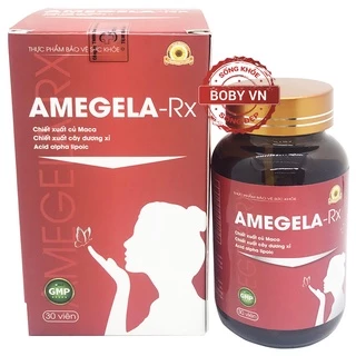 Amegela-Rx - Giảm triệu chứng tiền mãn kinh cân bằng nội tiết tố nữ - 30 viên - Boby