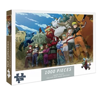 Tranh ghép xếp hình 1000 mảnh Naruto vĩ thú - Đồ chơi phát triển tư duy quà tặng ý nghĩa. Kích thước: 75x50 cm