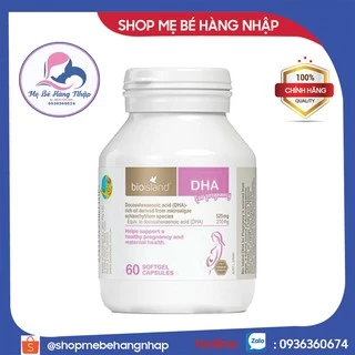 [Mẫu mới] Vitamin bổ sung DHA cho bầu bioisland - BioIsland DHA for Pregnancy 60 viên