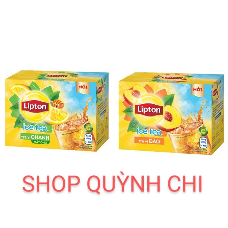 Trà Lipton Ice Tea vị đào/ chanh  hộp 224g