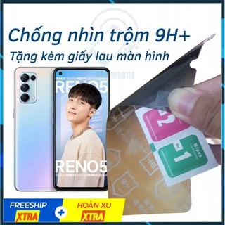 Dán chống nhìn trộm OPPO Reno 5 (5G)- Dán cường lực dẻo nano 9H+