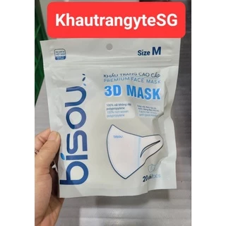 Khẩu Trang Bisou 3D Cao Cấp (Túi 20 cái) [CHÍNH HÃNG]