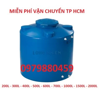 Bồn nước nhựa đứng giá rẻ Long Nhiên 200L-2000L, Bảo hành 10 năm