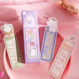 Hộp 30 bookmarks đánh dấu trang hình thỏ