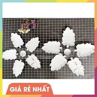 (Giá rẻ)Bộ đĩa lá đựng thức ăn hình lá nho đẹp nhất bằng gốm sứ Bát Tràng