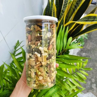 Granola Ăn Kiêng Nhiều Hạt 500g- Ngũ Cốc Ăn Kiêng Không Đường Vị Trà Xanh