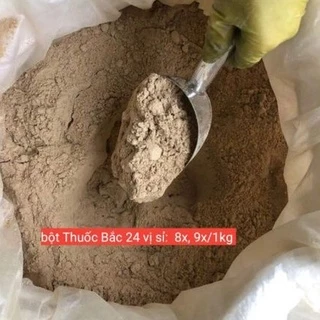 1kg  bột mặt nạ thuốc bắc 24 vị handmade đắp mặt trắng da