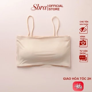 Áo Bra Nữ Quây Sbra Su Trơn Đệm Mỏng Dáng Ôm Bao Mát Mịn Freesize <53kg BR09