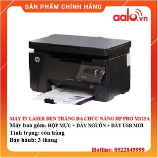 MÁY IN LASER ĐEN TRẮNG ĐA CHỨC NĂNG HP PRO M125A ĐÃ QUA SỬ DỤNG - AALO.VN