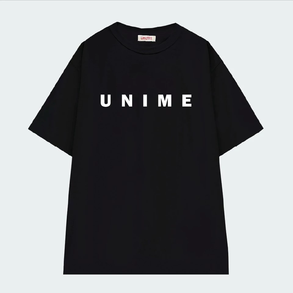 Áo thun Unime Tee V1 100% cotton cao cấp - Đen