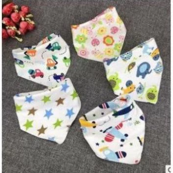 Yếm Quàng Cổ 2 lớp cotton xuất Nhật cho bé