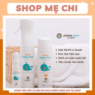 [Date 2025] Xịt diệt khuẩn khử mùi cho đồ chơi , bình sữa , núm ti giả Joona Baby Fresh an toàn cho bé 300ml Hàn quốc