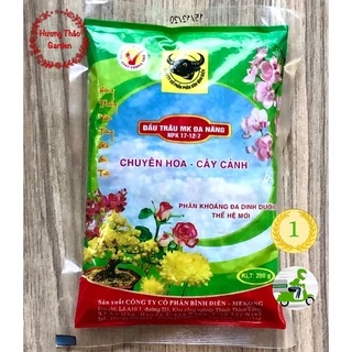 Phân Bón NPK Đầu Trâu 17-12-7 Chuyên Cho Hoa Và Cây Cảnh ( gói 200gr)