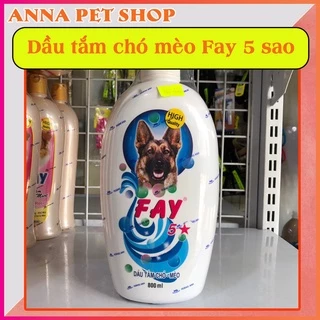 Dầu tắm chó mèo Fay 5 sao 300ml - 800ml