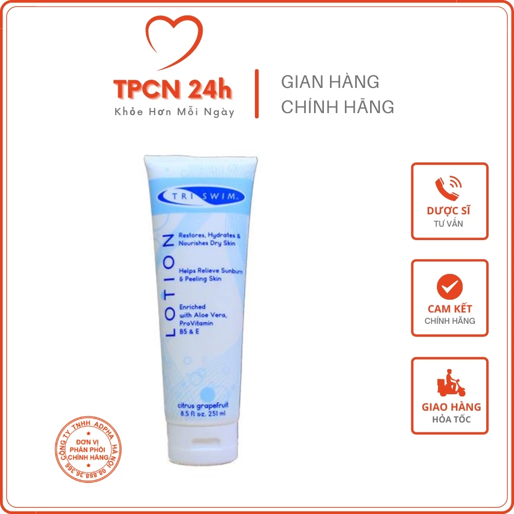 Triswim Lotion - Sữa dưỡng da chuyên dùng cho người đam mê bơi lội