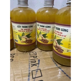 Cốt tràm gừng 500ml tắm cho trẻ chống cảm lạnh, kháng khuẩn