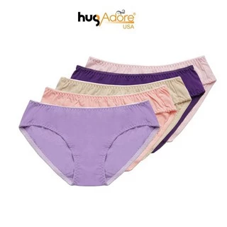 [SIÊU SALE] THƯƠNG HIỆU TỪ MỸ HUGADORE USA. COMBO 5 QUẦN LÓT COTTON NỮ ĐẸP,DÀY, MỊN. MUA 3 COMBO-TẶNG 1 QUẦN REN