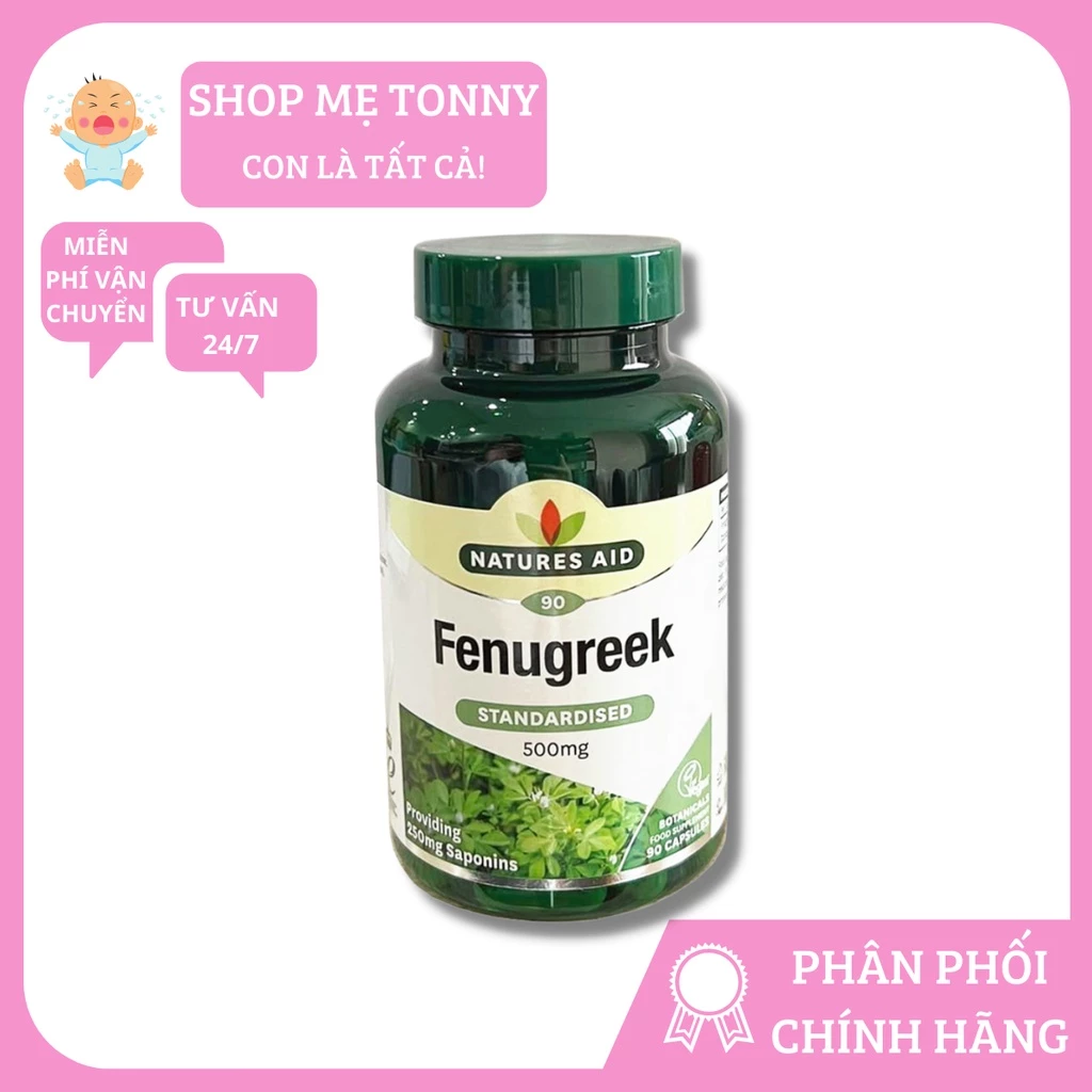 Cỏ Cà Ri Fenugreek Lợi Sữa Anh 90v