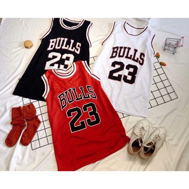 Áo phông nữ ba lỗ bóng rổ Bull23