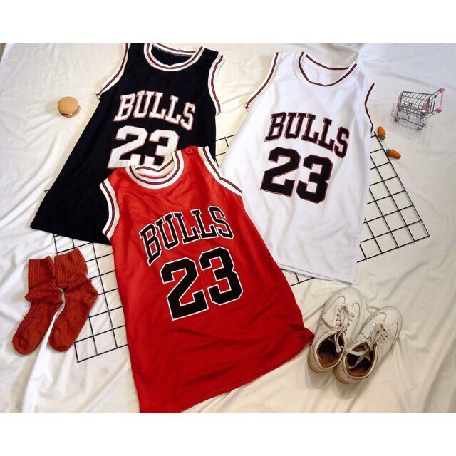 Áo 3 lỗ bóng rổ BULLS 23  / áo nữ phong cách Hàn Quốc