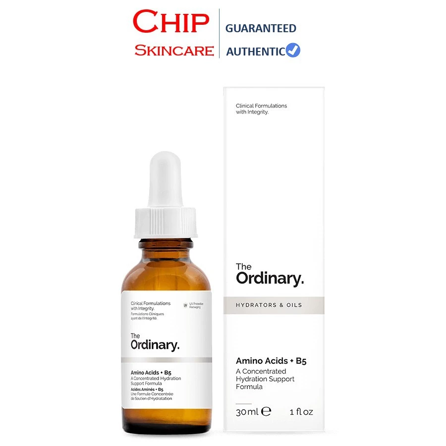 [Bill Anh] Tinh chất dưỡng trắng cấp ẩm phục hồi da The ordinary Amino Acid + B5 30ml