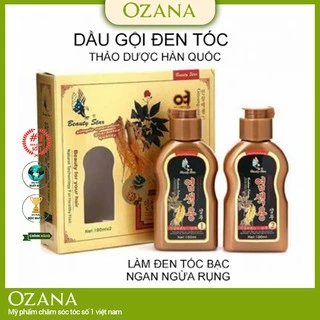 Dầu gội đen tóc Beauty Star thảo dược Hàn Quốc CT42