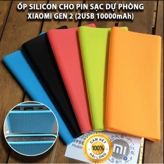 Xiaomi Gen 2S_Vỏ Bao Silicon Pin Sạc Dự Phòng 10000mAh New (2018)