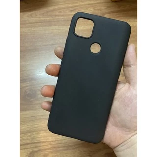 Ốp lưng silicon đen nhám cho Xiaomi Redmi 9C không bám vân tay, có gờ bảo vệ camera.