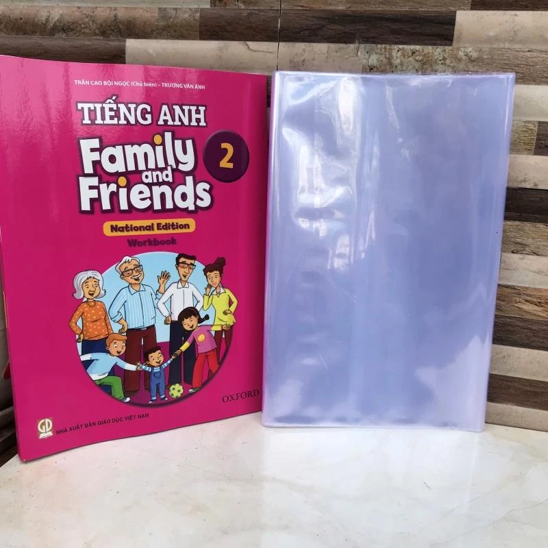 Bìa Bao Trong Suốt Family&Friend - Let's Go (Loại Trơn)