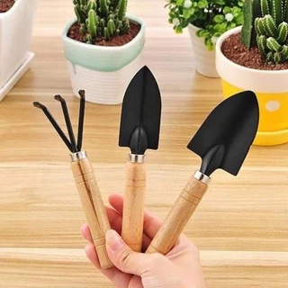 Bộ Dụng Cụ Làm Vườn mini 3 Món, xẻng làm vườn