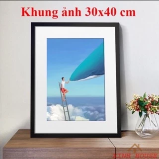 Khung ảnh - khung tranh A3 kích thước 30x40 - Mặt mika bóng kính, khung bằng khen, khung treo thưởng.