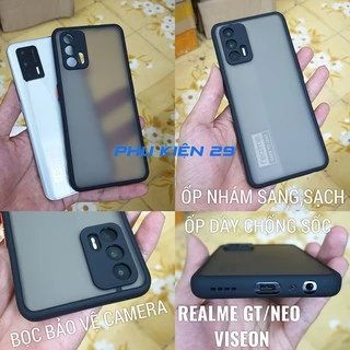 [Realme GT 5G/ GT Neo/ GT Neo 2T/ Q3 Pro] Ốp lưng chống sốc,chống va đập bọc camera lưng nhám Viseon