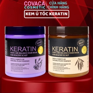 Kem ủ tóc KERATIN COLLAGEN 1000ML LAVENDER BRAZIL NUT - Ủ hấp tóc cung cấp dưỡng chất KERATIN tự nhiên UT08